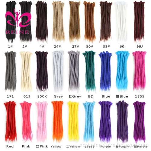 20 Inch Crochet  Braid dreadlocks extensions for black hair afro kinky hair extensions Afro Kinky Dreadlocks